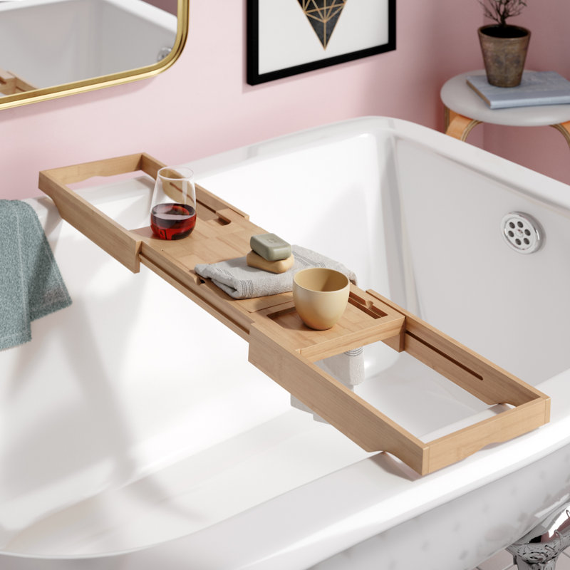 The Twillery Co. Eshleman Bamboo Bathtub Caddy & Reviews Wayfair.ca